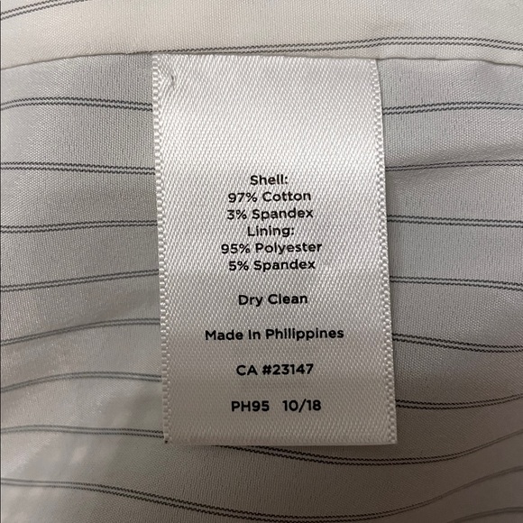 Talbots Tailored Gingham Blazer Size 16 Black White One Button Notched Pockets - Picture 13 of 17